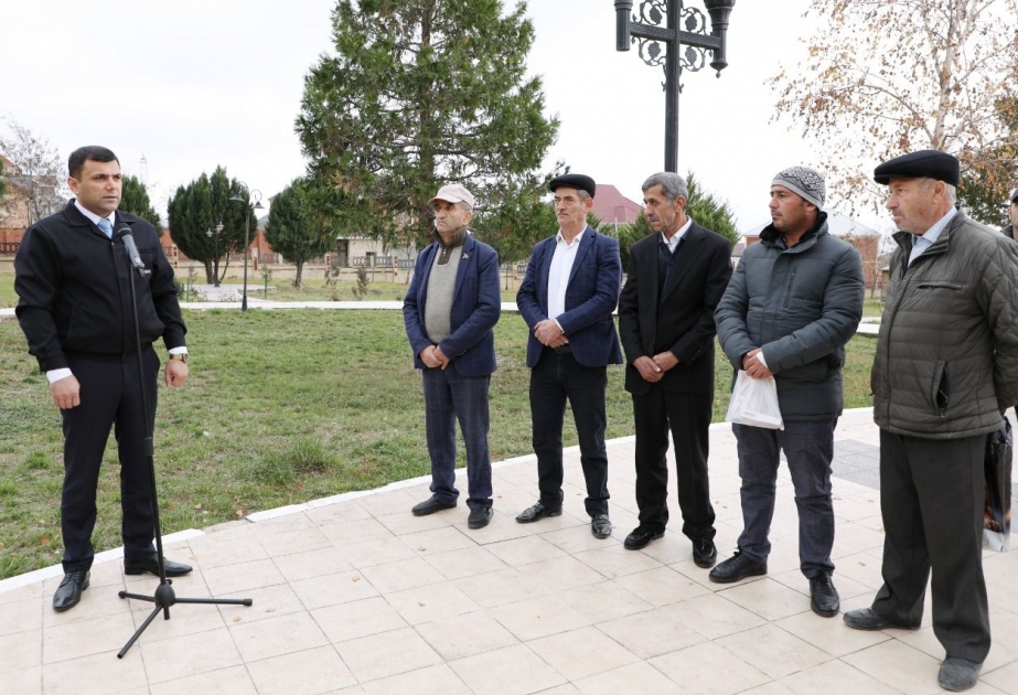 Oğuz sakinlərinin qaz təsərrüfatına dair problemləri dinlənilib