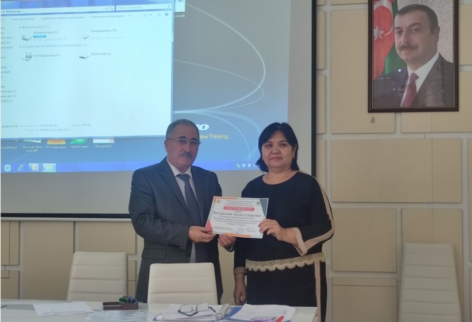 Qazaxıstanlı doktorant Azərbaycanın elmi müəssisəsində təcrübə keçib
