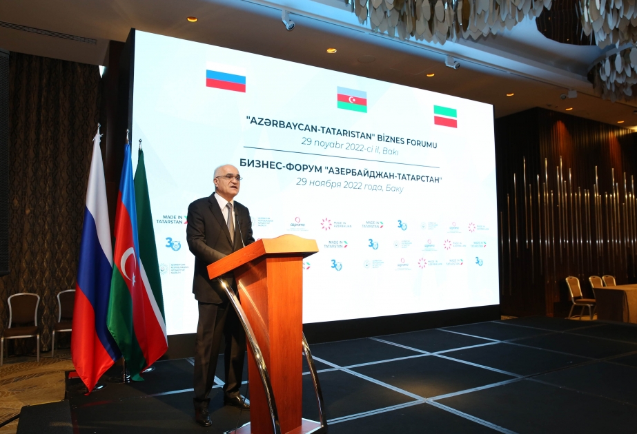 Bakıda Azərbaycan–Tatarıstan biznes forumu keçirilib