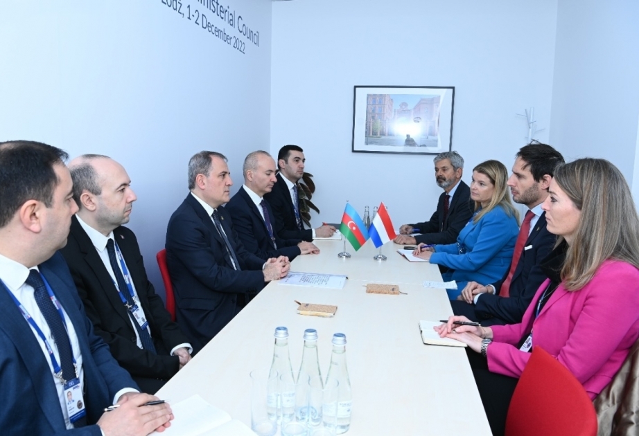 El Canciller azerbaiyano dice a su par holandés que la parcialidad parlamentaria no sirve para la normalización