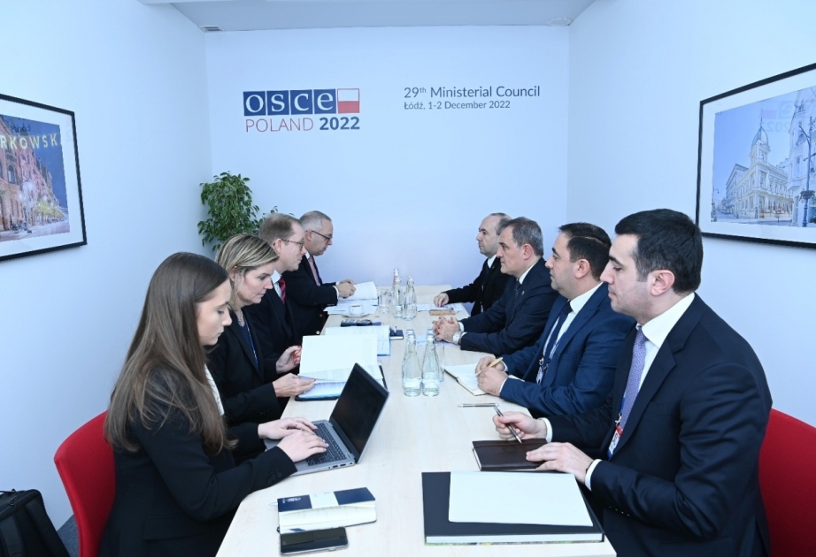 Los Titulares de Exteriores de Azerbaiyán y Suecia discuten las perspectivas de cooperación en la reunión de la OSCE