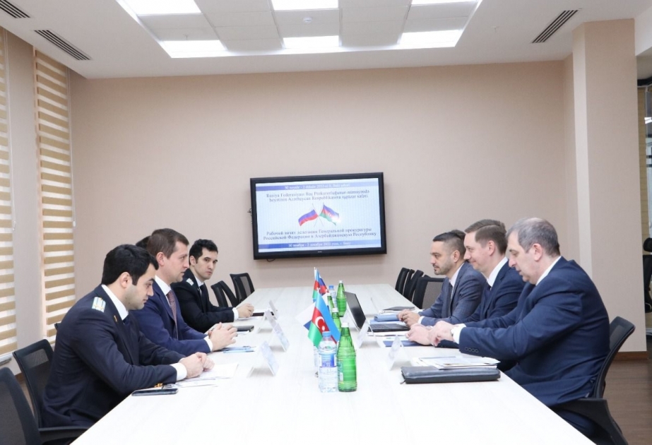 Baş Prokurorluq xarici tərəfdaşlarla təcrübə mübadiləsi həyata keçirib