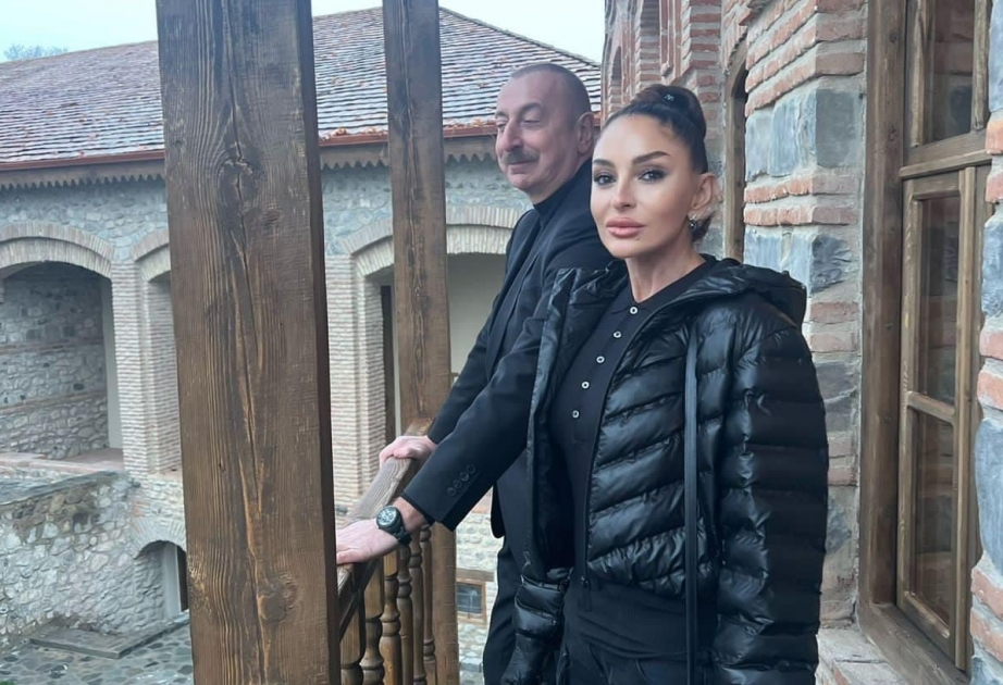 Birinci vitse-prezident Mehriban xanım Əliyeva Şəkidən paylaşımlar edib