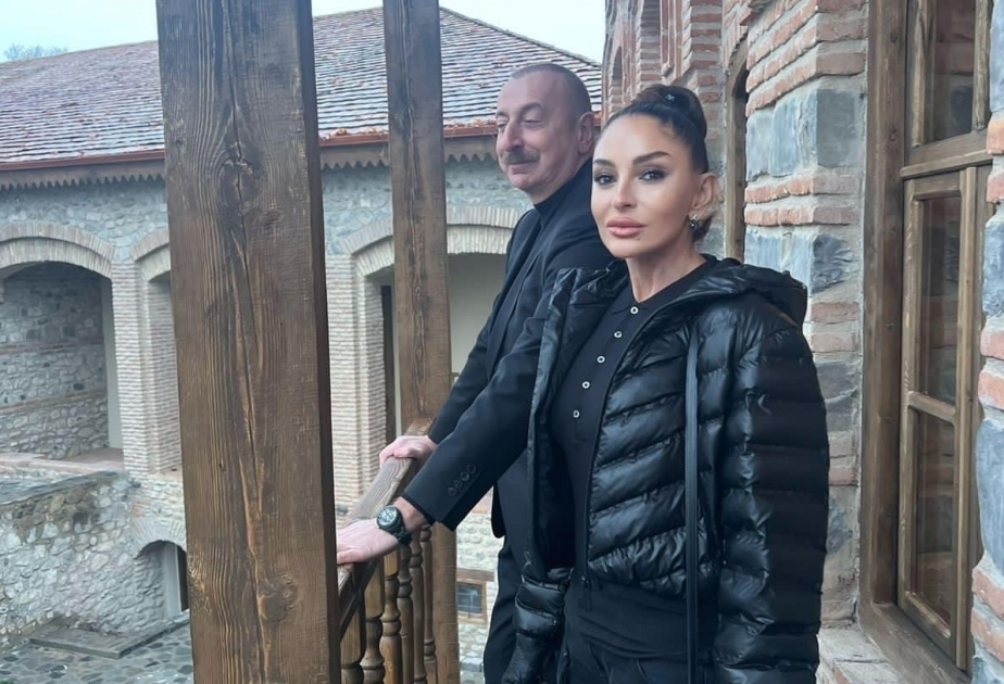 First Vice-President Mehriban Aliyeva shared photos from Shaki