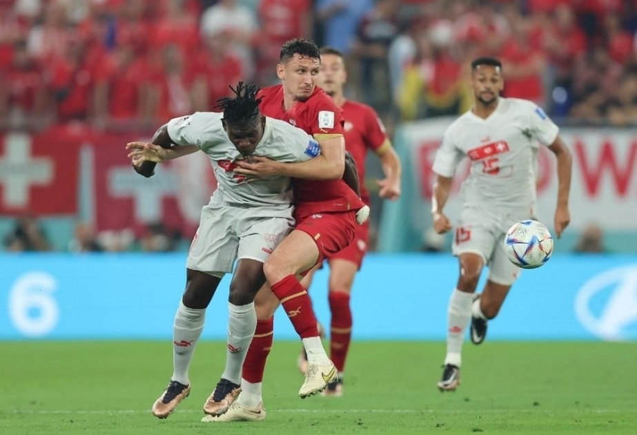 卡塔尔世界杯 : 瑞士队3:2逆转塞尔维亚队

