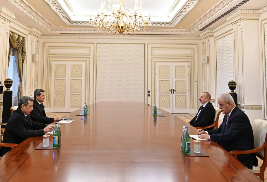 Президент Ильхам Алиев принял заместителя премьер-министра Туркменистана  ВИДЕО   