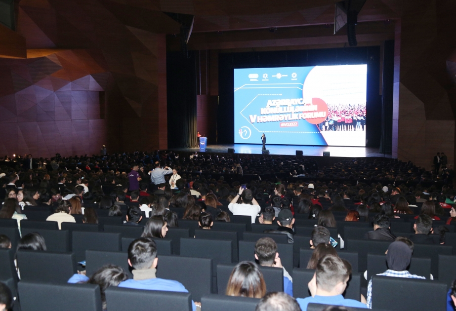 El 5º Foro de Solidaridad de los Voluntarios azerbaiyanos se lleva a cabo en Bakú