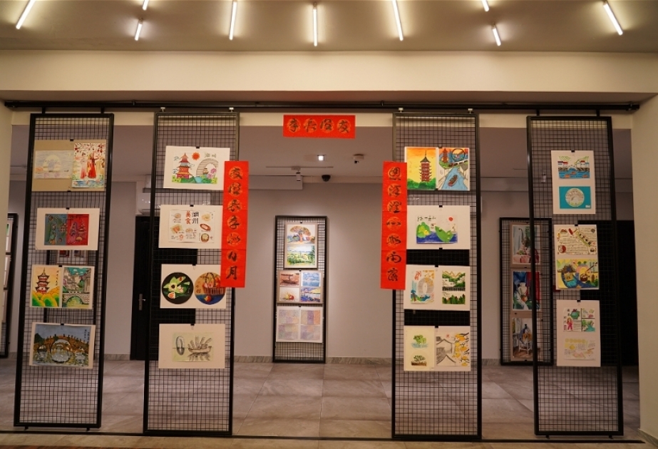 “中国·湖州风情”小学生绘画展在巴库开幕