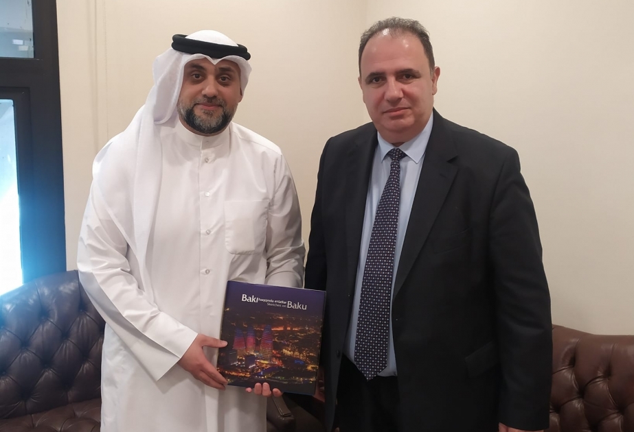 بحث تعزيز التعاون في المجالات المختلفة بين أذربيجان والكويت