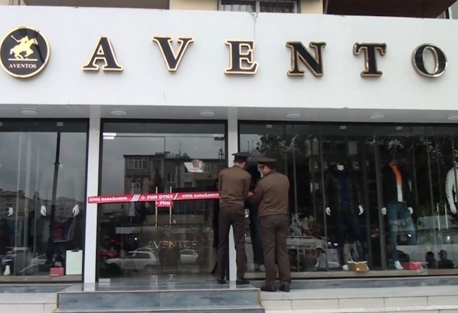 FHN: Bakıda yanğın təhlükəli mağazanın fəaliyyəti dayandırılıb