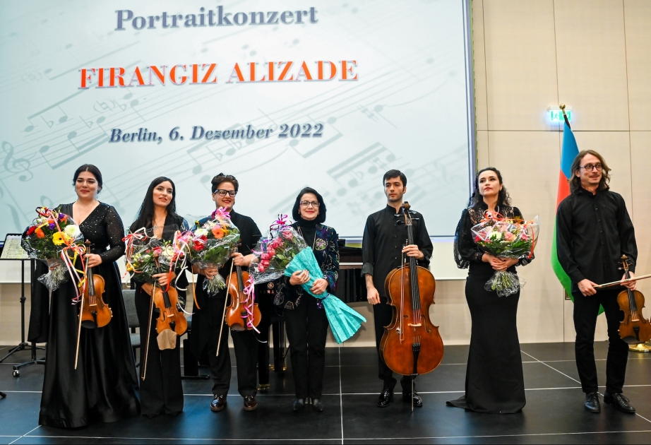 Berlində Firəngiz Əlizadənin yubiley konserti olub VİDEO