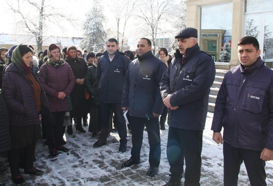 Qusar sakinlərinin qaz təchizatına dair müraciətləri dinlənilib