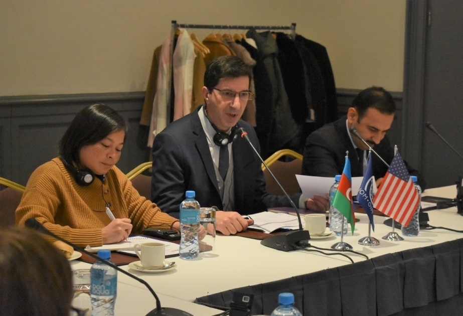 IOM Azerbaijan holds meeting for officials and representatives of NGOs working in field of combating human trafficking to discuss results of study visit to US