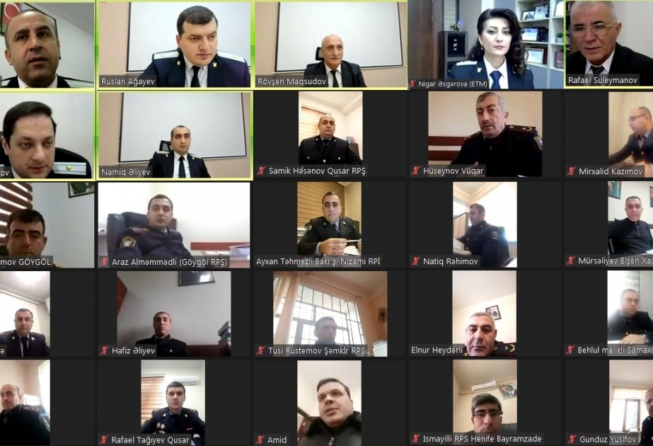 Baş Prokurorluqda narkotik vasitələrin qanunsuz dövriyyəsinə qarşı mübarizə ilə bağlı təlim