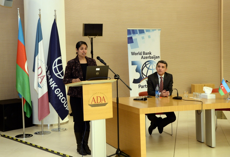 ADA Universitetində Dünya Bankının hesabatı təqdim olunub