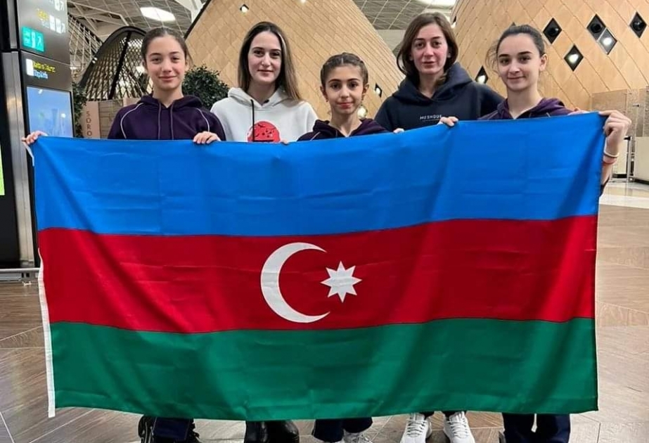 Bədii gimnastlarımız Qış kuboku yarışında mübarizəyə başlayıblar