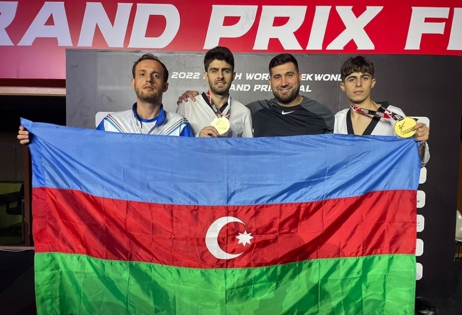 Taekwondistas azerbaiyanos logran dos oros en la final del Gran Premio Mundial de Riad 2022