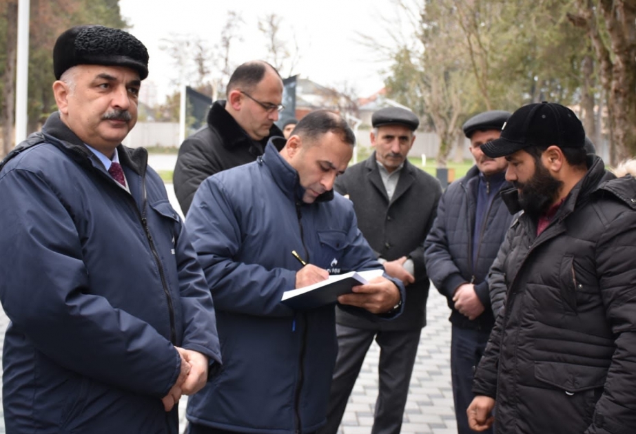 Xaçmaz sakinlərinin qaz təsərrüfatına dair müraciətləri dinlənilib