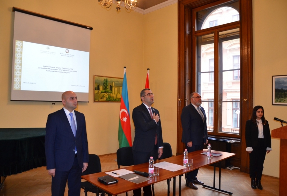 Macarıstanda təhsil alan azərbaycanlı tələbə və məzunlarla görüş VİDEO