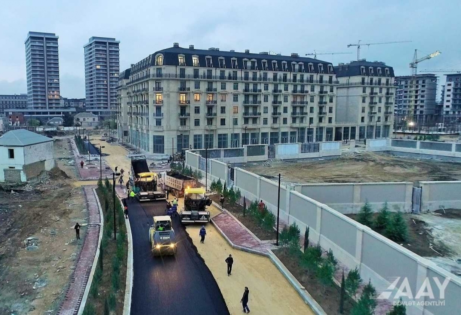 Ağ şəhərdə 12 yeni küçə salınır