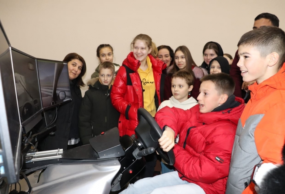 Украинские дети ознакомились с Габалинским центром профессионального образования