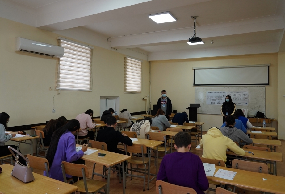 阿塞拜疆语言大学孔子学院顺利举行HSK和HSKK考试