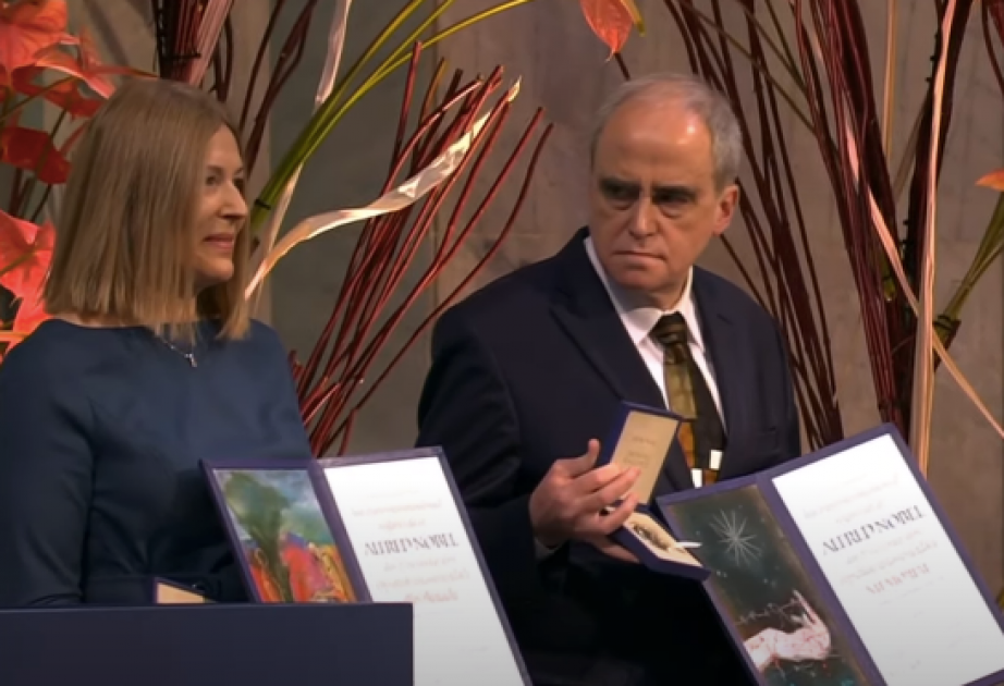 Osloda 2022-ci il üzrə Nobel Sülh mükafatı təqdim olunub