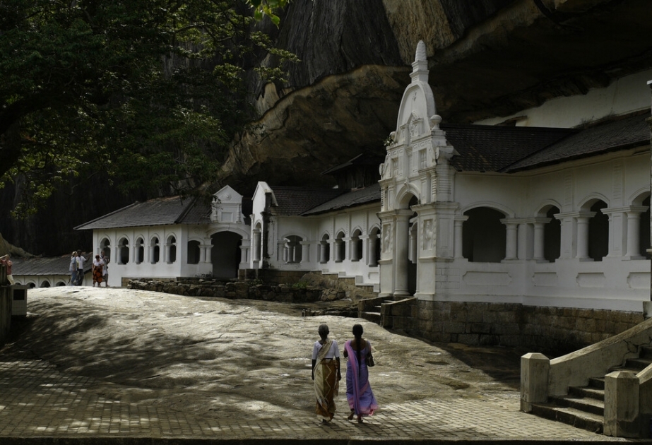 Rangiri Dambulla Cave Temple - largest, best-preserved cave-temple complex in Sri Lanka, protected by UNESCO