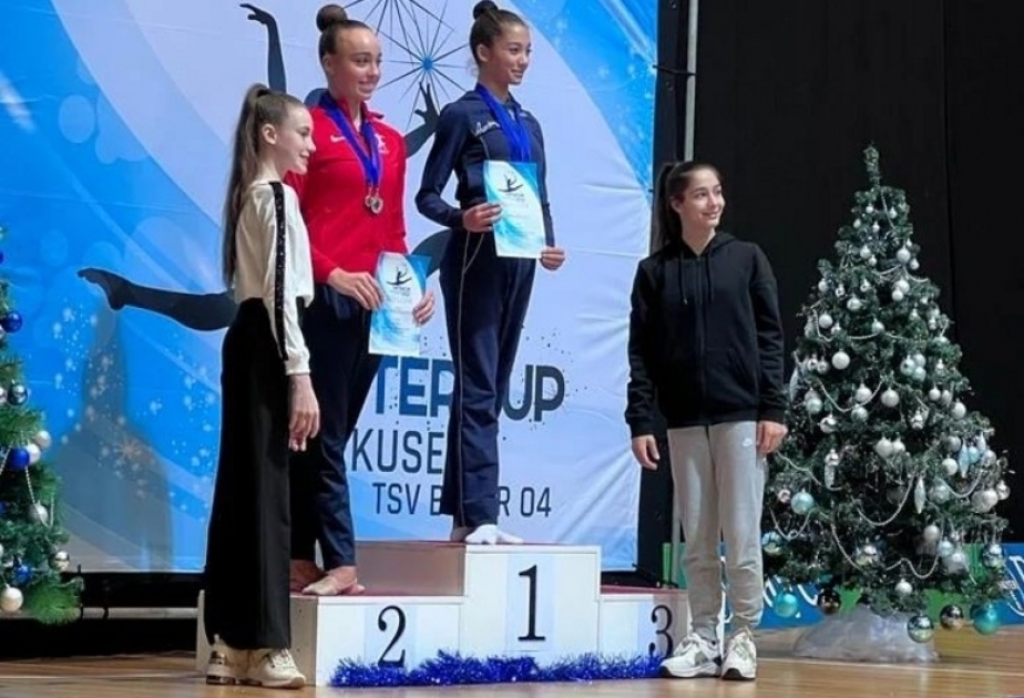 Azerbaijani rhythmic gymnast wins gold at Winter Cup Leverkusen 2022