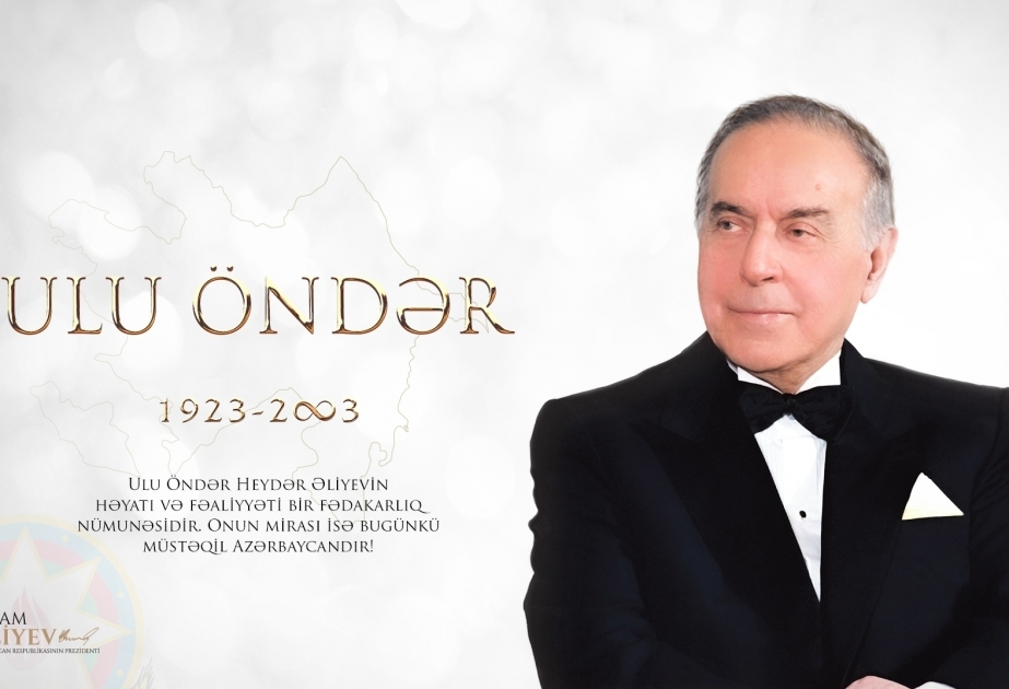 El Presidente de Azerbaiyán compartió una publicación relacionada con el gran líder Heydar Aliyev