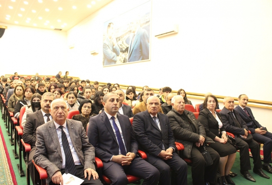 Mingəçevir Dövlət Universitetində Ulu Öndərin xatirəsi anılıb
