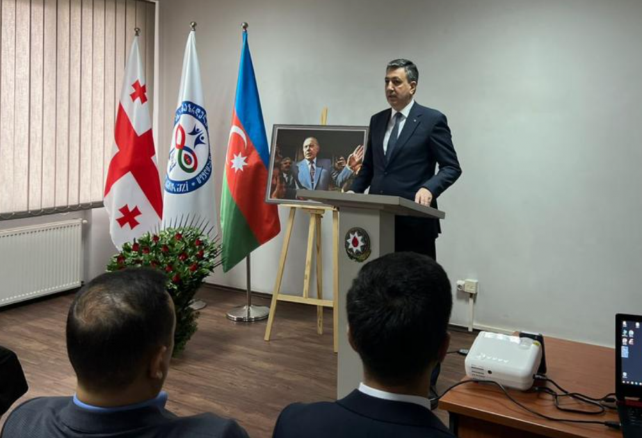 Ümummilli Lider Heydər Əliyevin xatirəsi Tbilisidə də ehtiramla yad edilib