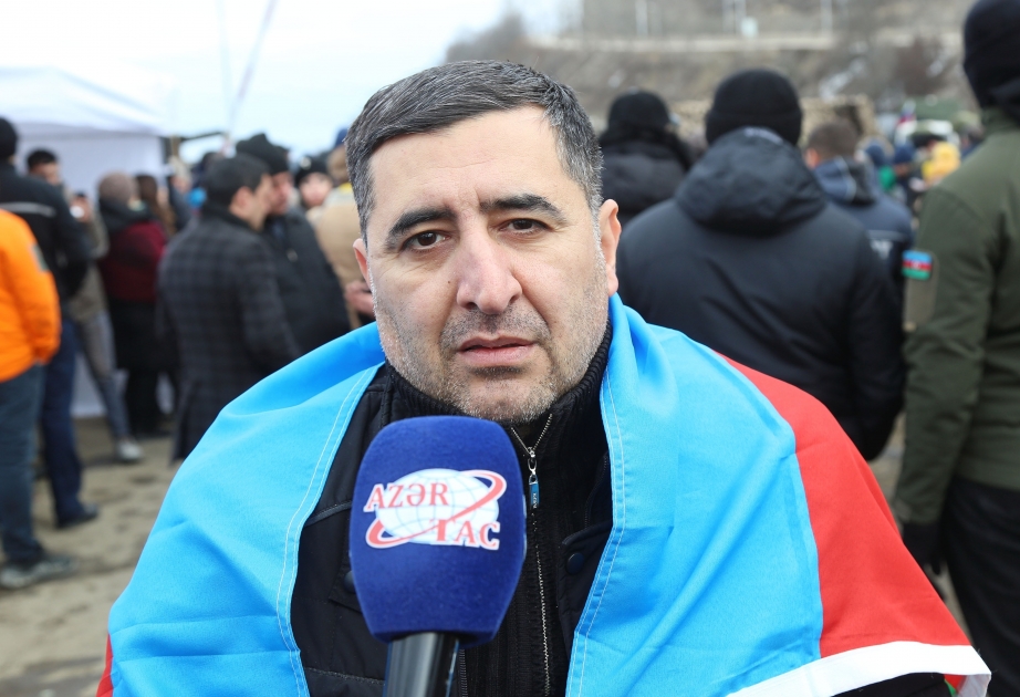 Участник акции: Требуем положить конец экологическому терроризму и разграблению богатств Азербайджана