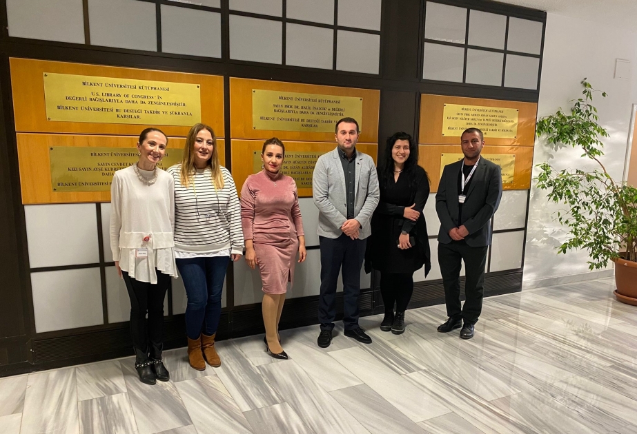 AzTU-nun əməkdaşları Bilkent Universiteti kitabxanasının iş təcrübəsini öyrəniblər