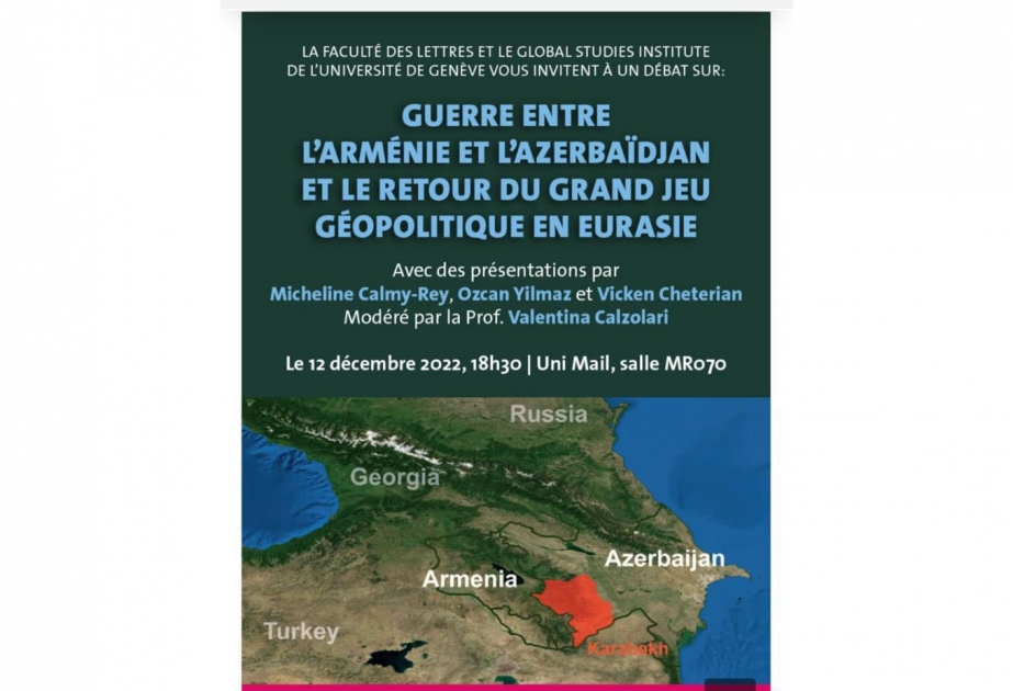 Cenevrədə ermənipərəst siyasətçilər ifşa edildi