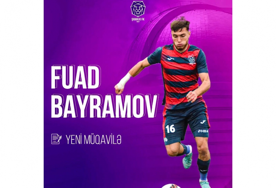 “Şamaxı” daha bir futbolçusu ilə müqaviləni yeniləyib