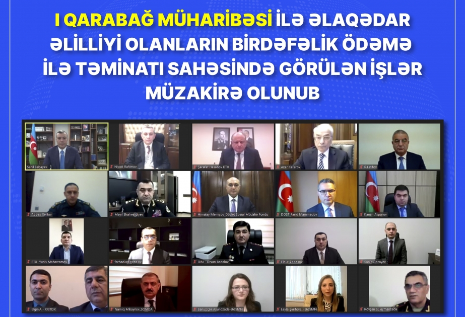 Hərbi xidmətdə aldığı xəsarətlə əlaqədar əlilliyi olanlara birdəfəlik ödəmə verilib