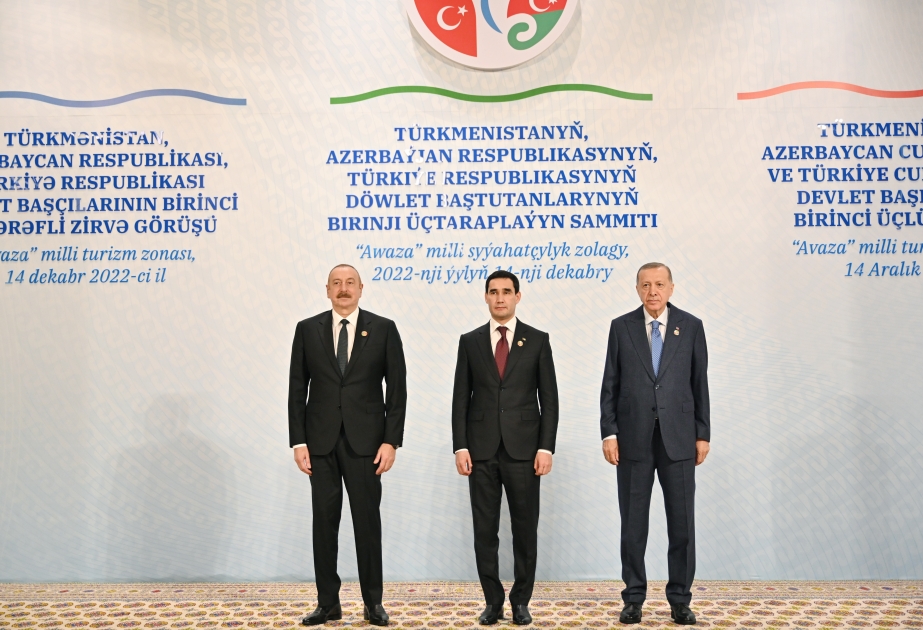 Presidents of Azerbaijan, Turkiye and Turkmenistan held meeting in limited format VIDEO