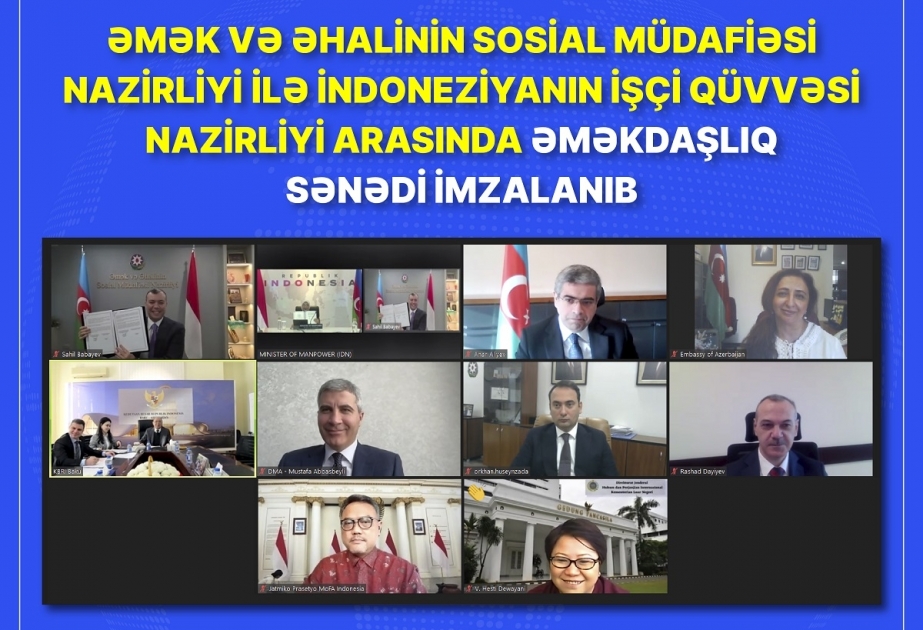 Azərbaycan İndoneziya ilə əmək bazarı sahəsində əməkdaşlıq edəcək