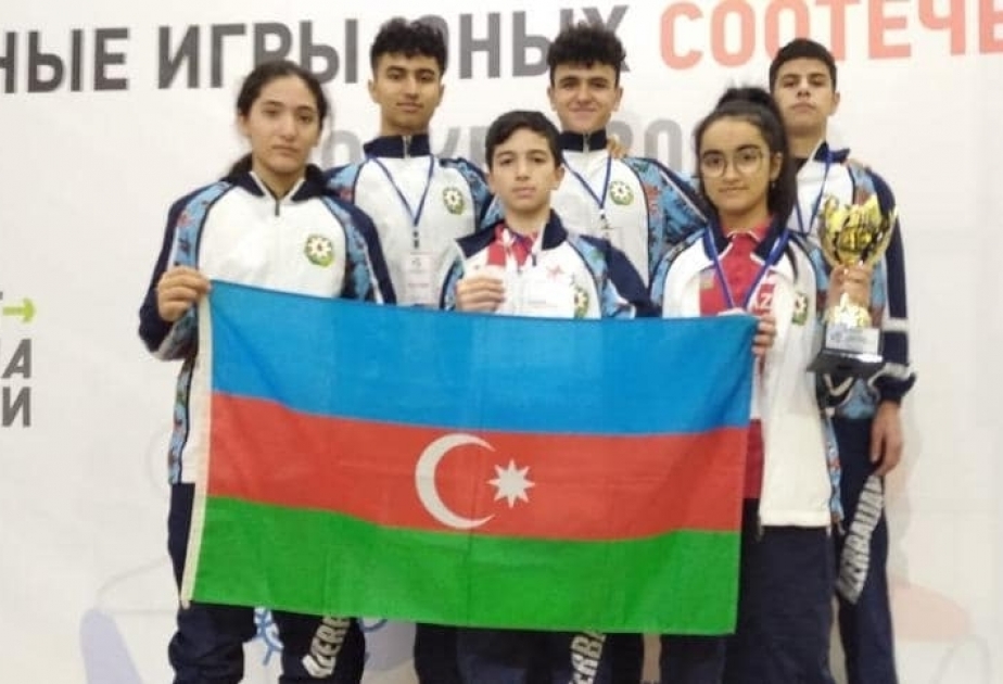 Young Azerbaijani table tennis players claim two golds in Moscow