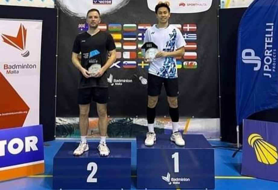 Azerbaijani badminton players bring home three medals from Malta