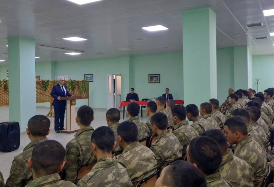 “N” saylı hərbi hissədə narkotik vasitələrin sağlamlığa zərərli təsirindən danışılıb