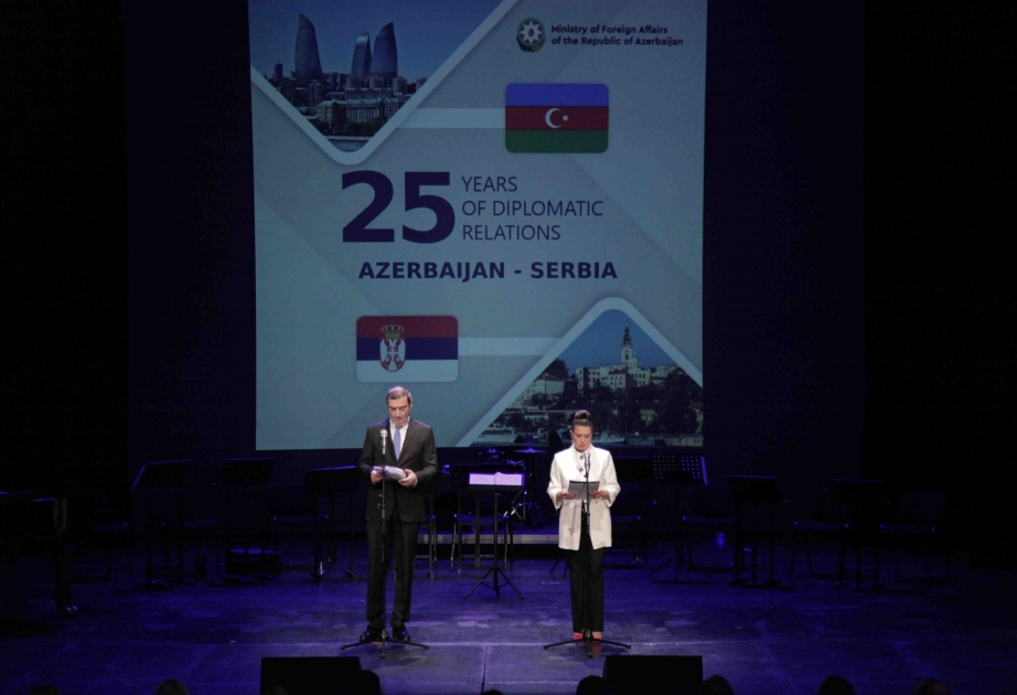 Belqradda Azərbaycanla diplomatik münasibətlərin qurulmasının 25 illiyi qeyd olunub