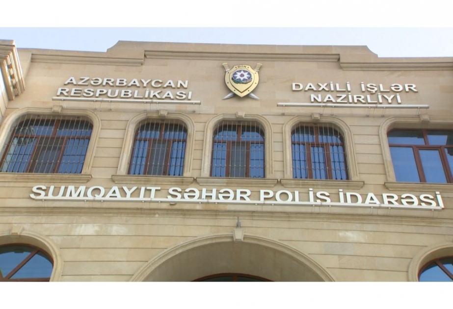 Sumqayıtda binadan şəhid şəkli olan lövhəni oğurlayan şəxs saxlanılıb