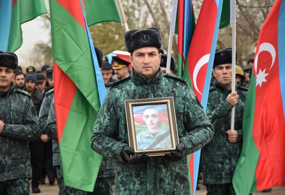 Hərbi qulluqçu Miran Ələkbərli İmişlidə dəfn edilib