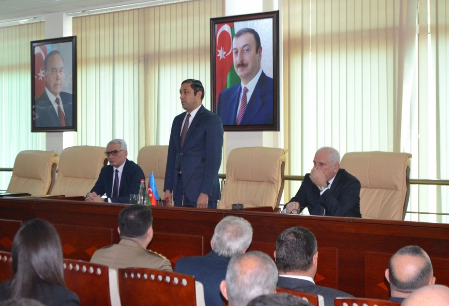 Fövqəladə Hallar Nazirliyi işçilərinin peşə bayramı qeyd edilib