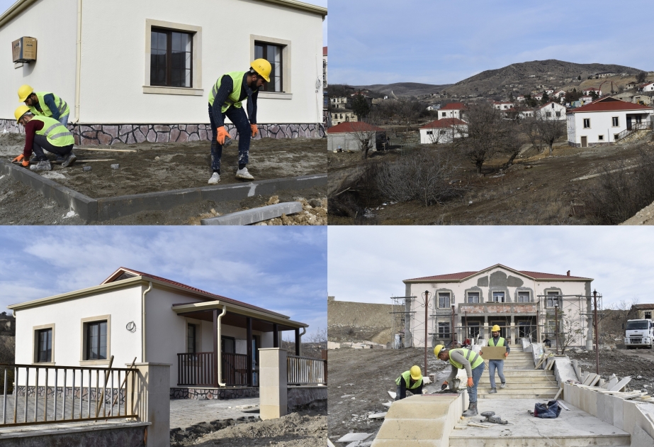 Preparando el regreso a la aldea de Talish - finaliza la construcción de 20 casas