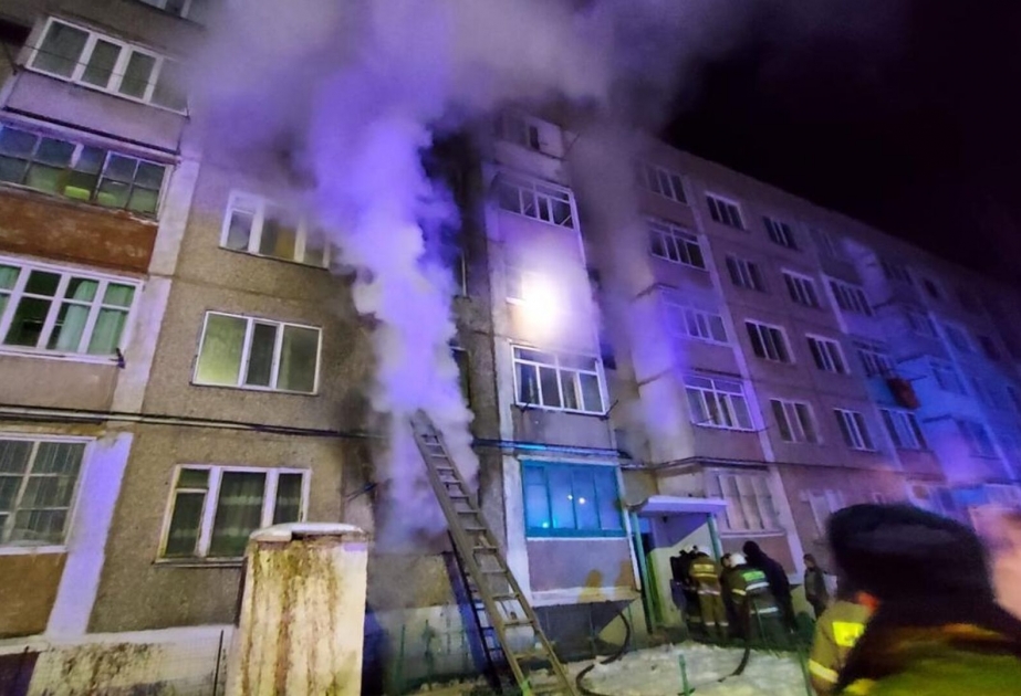 Qazaxıstanda yaşayış binasında yanğın nəticəsində 6 nəfər həlak olub