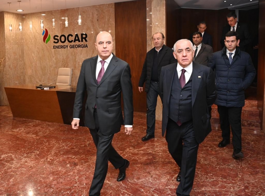 Премьер-министр Али Асадов ознакомился с административным зданием представительства ГНКАР в Грузии