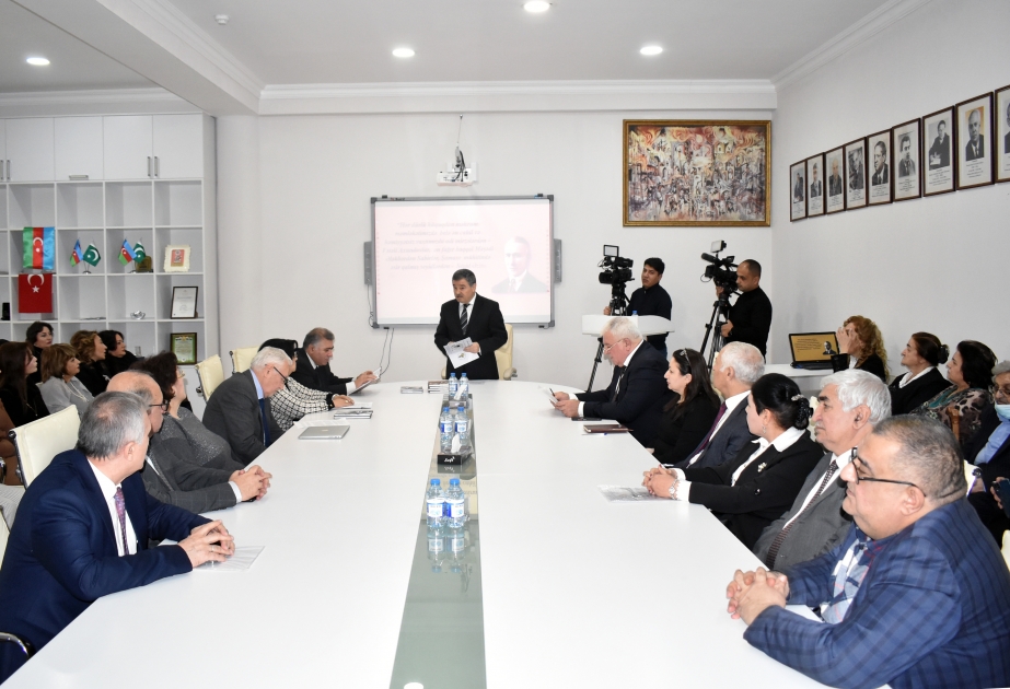 AMEA-da Ömər Faiq Nemanzadənin 150 illik yubileyi qeyd edilib